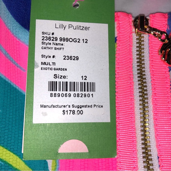 Lilly Pulitzer Cathy Shift in Exotic Garden Size 12 - Picture 13 of 16